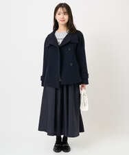 F1FBD54160 MK MICHEL KLEIN(小さいサイズ)(メゾン ドゥ サンク) 【小さいサイズ】ノルディック柄ニット/洗える アイボリー