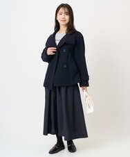 F1FBD54160 MK MICHEL KLEIN(小さいサイズ)(メゾン ドゥ サンク) 【小さいサイズ】ノルディック柄ニット/洗える アイボリー