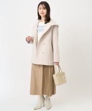 F1FBD54160 MK MICHEL KLEIN(小さいサイズ)(メゾン ドゥ サンク) 【小さいサイズ】ノルディック柄ニット/洗える アイボリー