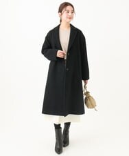 F1FDA61140 MK MICHEL KLEIN(小さいサイズ)(メゾン ドゥ サンク) 【小さいサイズ】シャギースリーブニットプルオーバー/洗える ベージュ