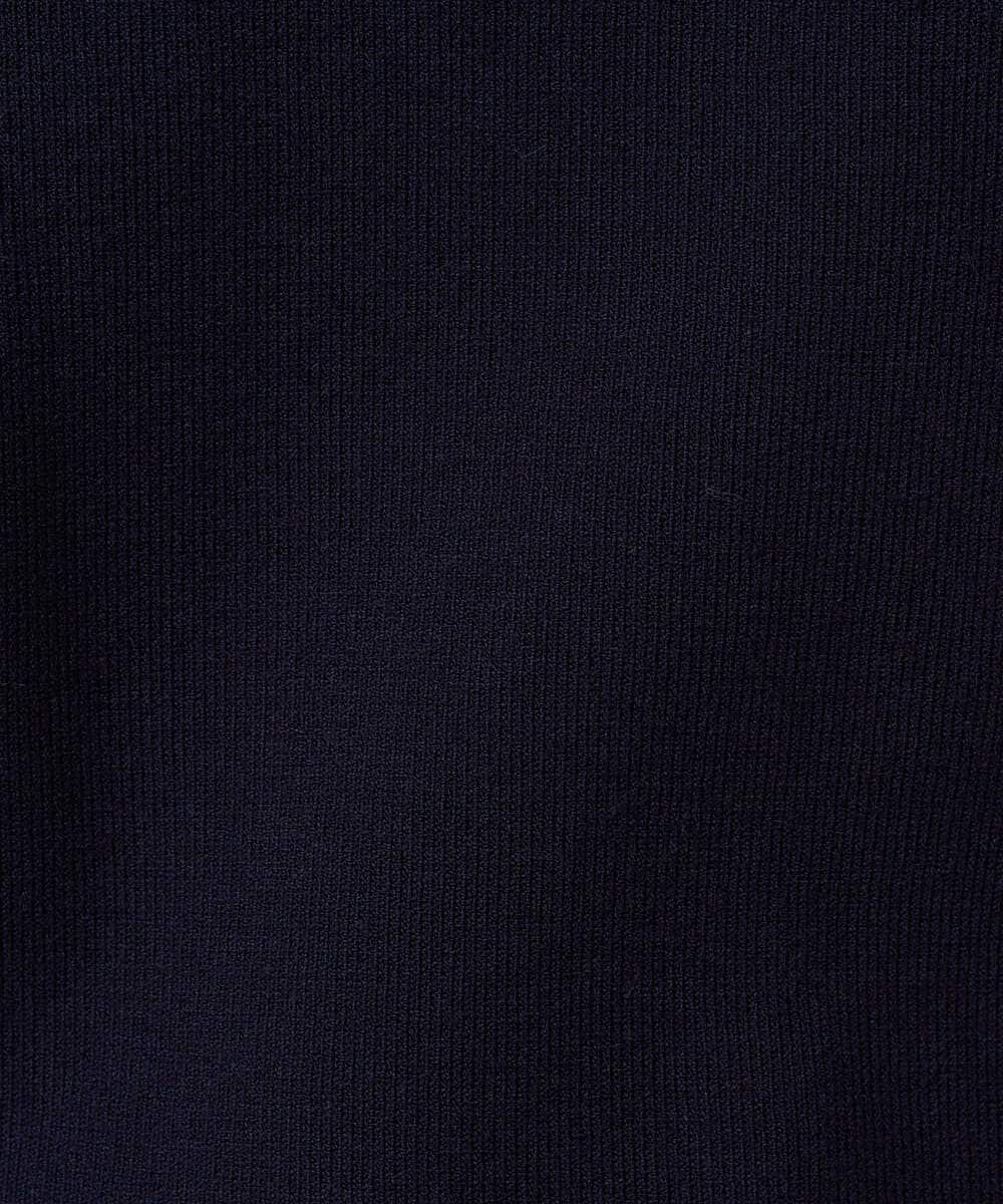 F1FDD11140 MK MICHEL KLEIN(小さいサイズ)(メゾン ドゥ サンク) 【小さいサイズ】レースデザインコンパクトニット/洗える ライトグレー