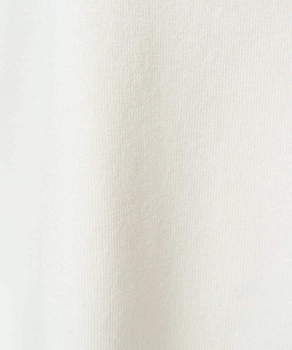 F1FDD14130 MK MICHEL KLEIN(小さいサイズ)(メゾン ドゥ サンク) 【小さいサイズ】配色デザインニット/洗える ピンク