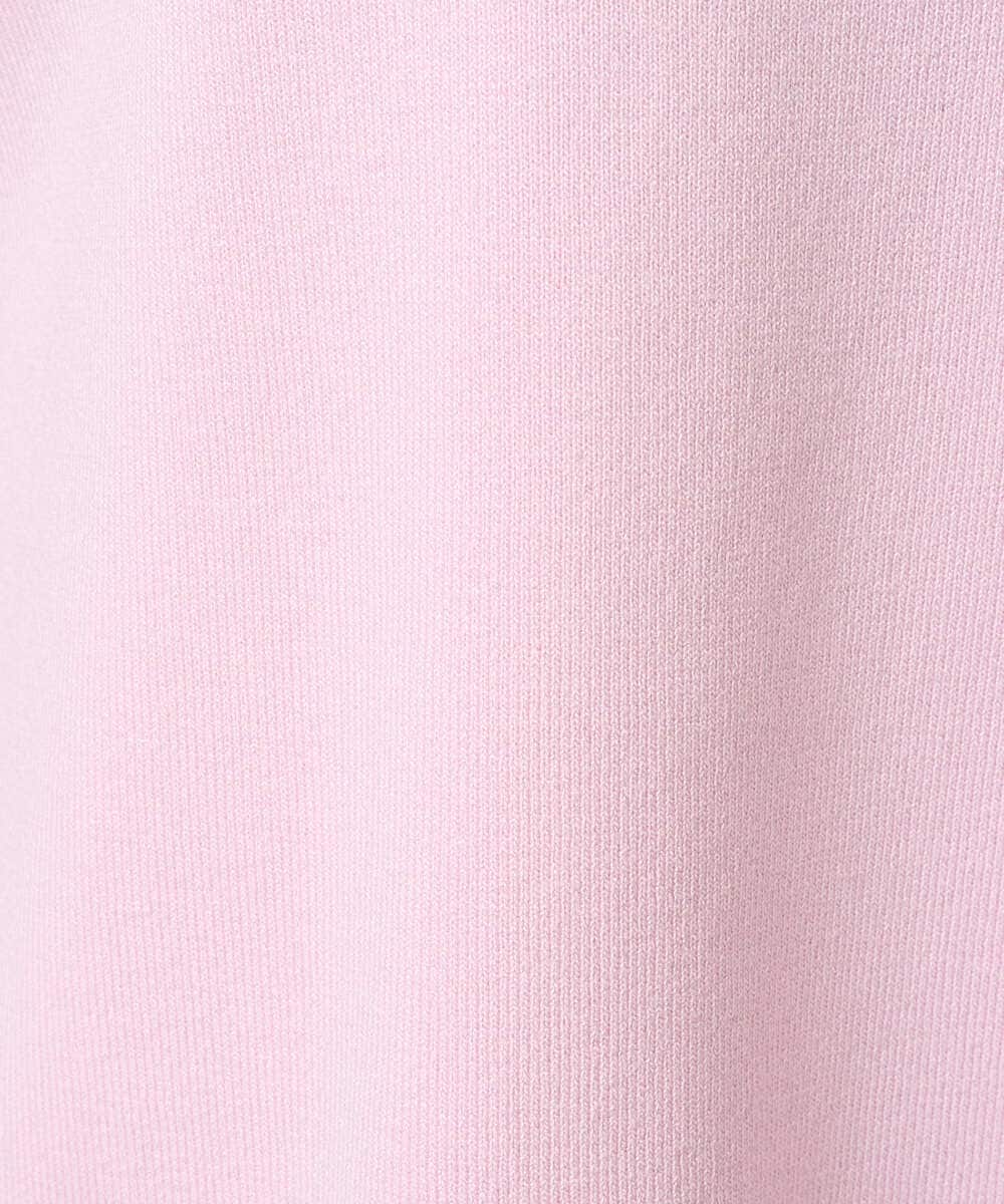 F1FDD14130 MK MICHEL KLEIN(小さいサイズ)(メゾン ドゥ サンク) 【小さいサイズ】配色デザインニット/洗える ピンク