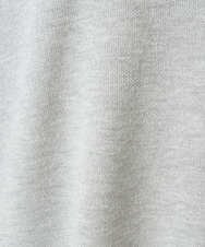 F1FDD16130 MK MICHEL KLEIN(小さいサイズ)(メゾン ドゥ サンク) 【小さいサイズ】スウェットライクニットフーディー/洗える グレー