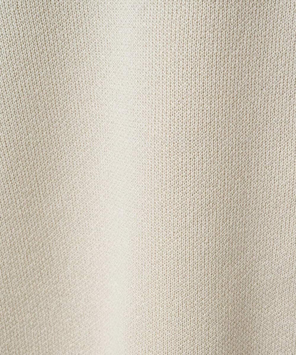 F1FDD16130 MK MICHEL KLEIN(小さいサイズ)(メゾン ドゥ サンク) 【小さいサイズ】スウェットライクニットフーディー/洗える グレー