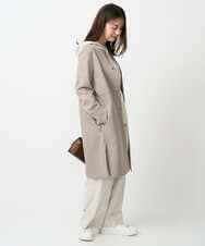 F1FDD16130 MK MICHEL KLEIN(小さいサイズ)(メゾン ドゥ サンク) 【小さいサイズ】スウェットライクニットフーディー/洗える グレー