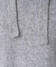 F1FDD62150 MK MICHEL KLEIN(小さいサイズ)(メゾン ドゥ サンク) 【小さいサイズ】クロップド丈ニットフーディー/洗える ベージュ