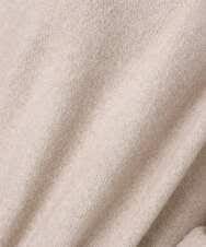 F1FDD62150 MK MICHEL KLEIN(小さいサイズ)(メゾン ドゥ サンク) クロップド丈ニットフーディー/洗える グレー