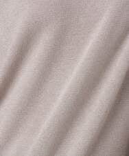 F1FDD63130 MK MICHEL KLEIN(小さいサイズ)(メゾン ドゥ サンク) キラキラ ラメニットプルオーバー/洗える サーモンオレンジ