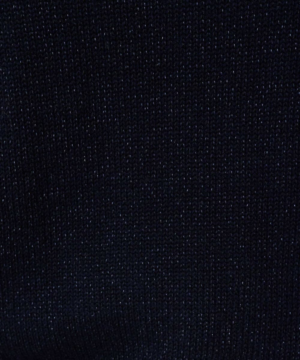 F1FDD63130 MK MICHEL KLEIN(小さいサイズ)(メゾン ドゥ サンク) 【小さいサイズ】キラキラ ラメニットプルオーバー/洗える サーモンオレンジ