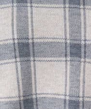 F1FDD67150 MK MICHEL KLEIN(小さいサイズ)(メゾン ドゥ サンク) 【小さいサイズ】チェック柄ニットプルオーバー/洗える ベージュ