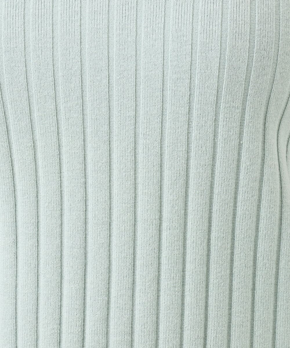 F1FFD20170 MK MICHEL KLEIN(小さいサイズ)(メゾン ドゥ サンク) 【小さいサイズ】配色デザインカラーニットアンサンブル/洗える ミント