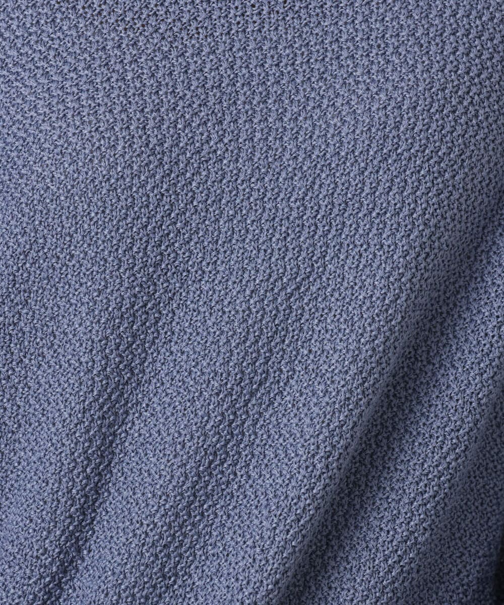 F1FFD23140 MK MICHEL KLEIN(小さいサイズ)(メゾン ドゥ サンク) 【小さいサイズ】鹿の子編みニット/洗える ミントグリーン