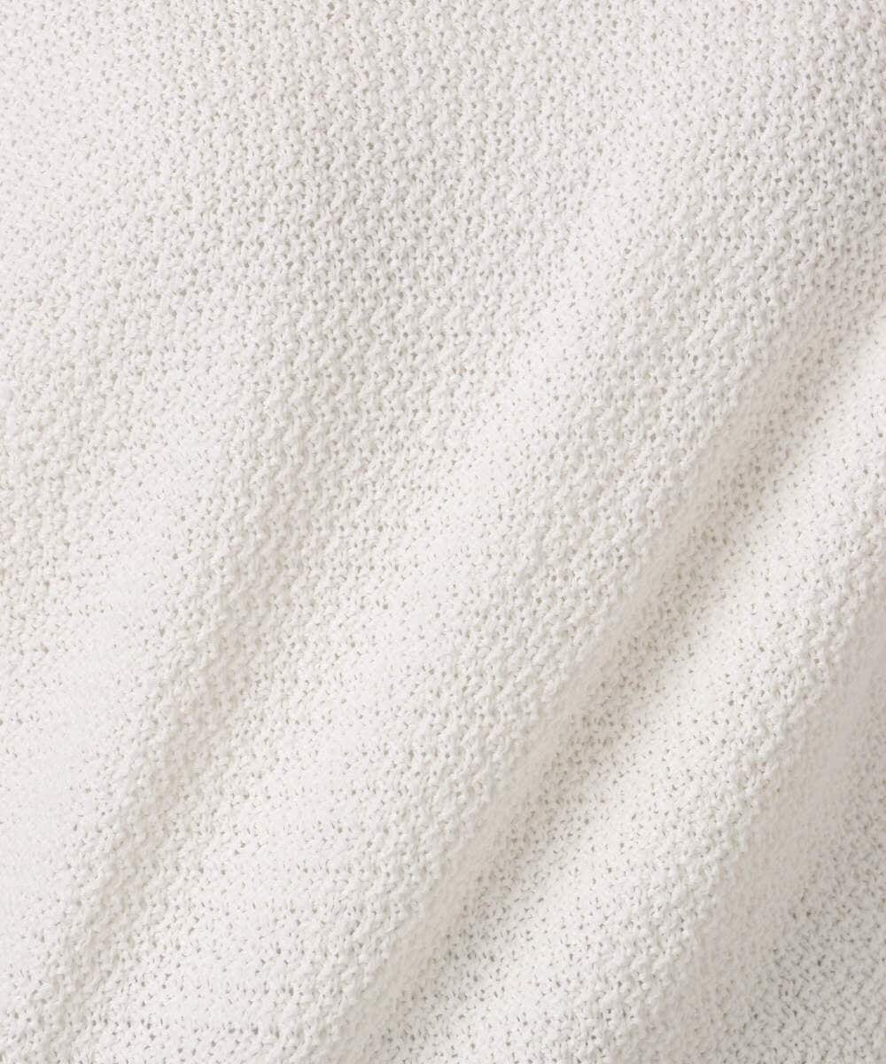 F1FFD23140 MK MICHEL KLEIN(小さいサイズ)(メゾン ドゥ サンク) 【小さいサイズ】鹿の子編みニット/洗える ミントグリーン