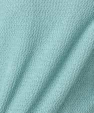 F1FFD23140 MK MICHEL KLEIN(小さいサイズ)(メゾン ドゥ サンク) 【小さいサイズ】鹿の子編みニット/洗える ブルー