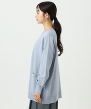 F1FGD30170 MK MICHEL KLEIN(小さいサイズ)(メゾン ドゥ サンク) 【小さいサイズ】カラーニットアンサンブル/洗える ライトブルー