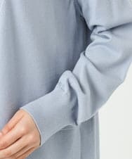 F1FGD30170 MK MICHEL KLEIN(小さいサイズ)(メゾン ドゥ サンク) 【小さいサイズ】カラーニットアンサンブル/洗える ライトブルー