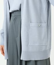 F1FGD30170 MK MICHEL KLEIN(小さいサイズ)(メゾン ドゥ サンク) 【小さいサイズ】カラーニットアンサンブル/洗える ライトブルー