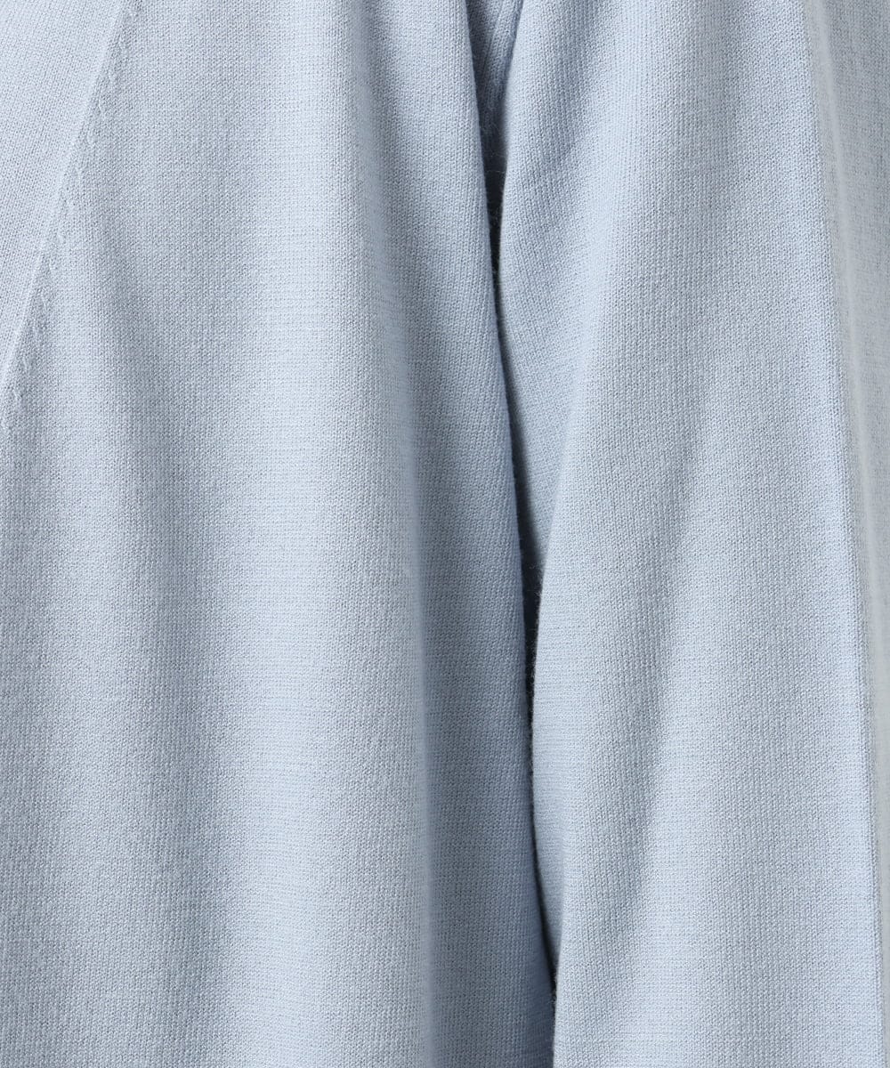 F1FGD30170 MK MICHEL KLEIN(小さいサイズ)(メゾン ドゥ サンク) 【小さいサイズ】カラーニットアンサンブル/洗える ライトブルー