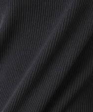 F1FGD44070 MK MICHEL KLEIN(小さいサイズ)(メゾン ドゥ サンク) 【小さいサイズ】スクエアネックリブニットタンクトップ/UVカット/洗える ホワイト（無地）