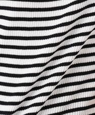 F1FGD44070 MK MICHEL KLEIN(小さいサイズ)(メゾン ドゥ サンク) 【小さいサイズ】スクエアネックリブニットタンクトップ/UVカット/洗える ホワイト（無地）