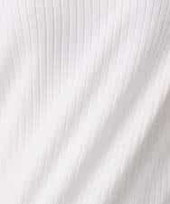 F1FGD53120 MK MICHEL KLEIN(小さいサイズ)(メゾン ドゥ サンク) 【小さいサイズ】[UVカット/洗える]ワイドリブ配色デザインニット ブラウン