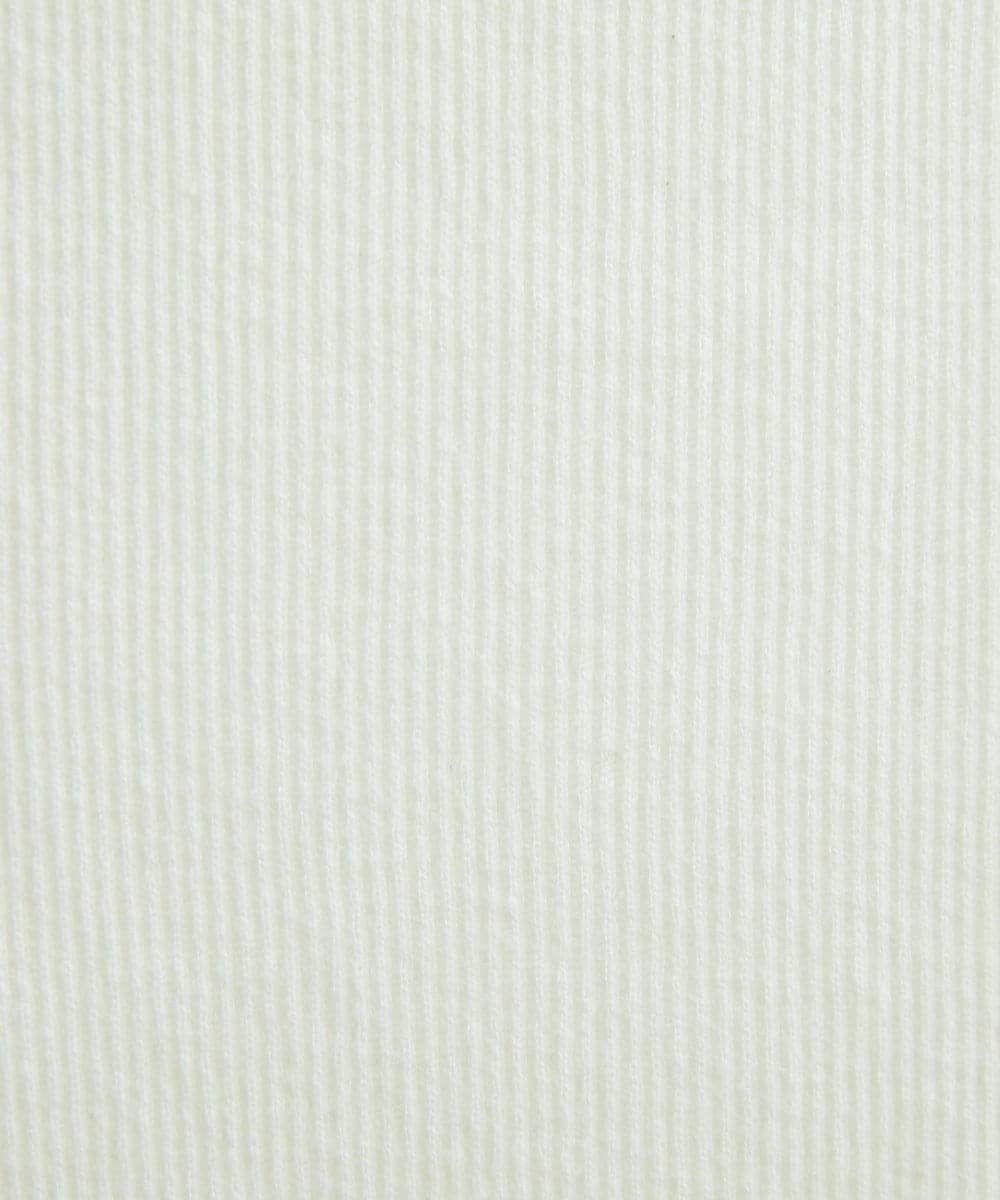 F1FGS31050 MK MICHEL KLEIN(小さいサイズ)(メゾン ドゥ サンク) 【小さいサイズ】細リブニットタンクトップ/洗える モカ