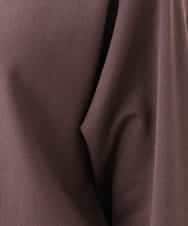 F1FJD34140 MK MICHEL KLEIN(小さいサイズ)(メゾン ドゥ サンク) 【小さいサイズ】[洗える/前後2way]ロールネックカラードルマンニット レッド
