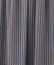 F1HAA08150 MK MICHEL KLEIN(小さいサイズ)(メゾン ドゥ サンク) 【小さいサイズ】幾何柄シフォンスカート/丈の長さが選べる/セットアップ対応/洗える ブラウン