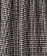 F1HAA08150 MK MICHEL KLEIN(小さいサイズ)(メゾン ドゥ サンク) 【小さいサイズ】幾何柄シフォンスカート/丈の長さが選べる/セットアップ対応/洗える ブラウン