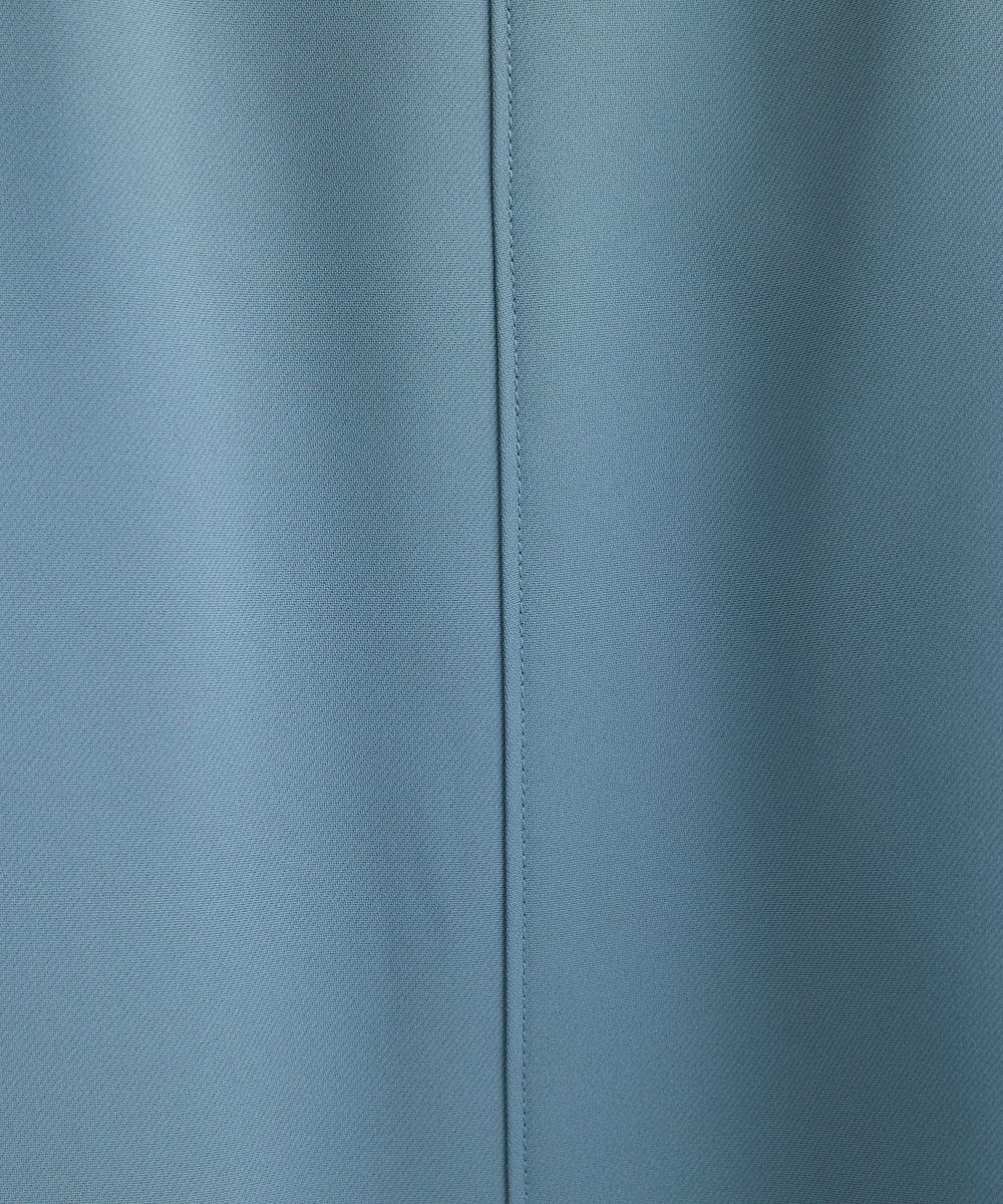 F1HAV42130 MK MICHEL KLEIN(小さいサイズ)(メゾン ドゥ サンク) 【小さいサイズ】台形シルエットスカート/洗える ブルーグレー