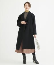 F1HAV50150 MK MICHEL KLEIN(小さいサイズ)(メゾン ドゥ サンク) 【小さいサイズ】サテンフレアスカート/洗える パープル