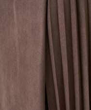 F1HBD51170 MK MICHEL KLEIN(小さいサイズ)(メゾン ドゥ サンク) 【小さいサイズ】部分プリーツデザイン スウェードライクスカート/洗える ベージュ