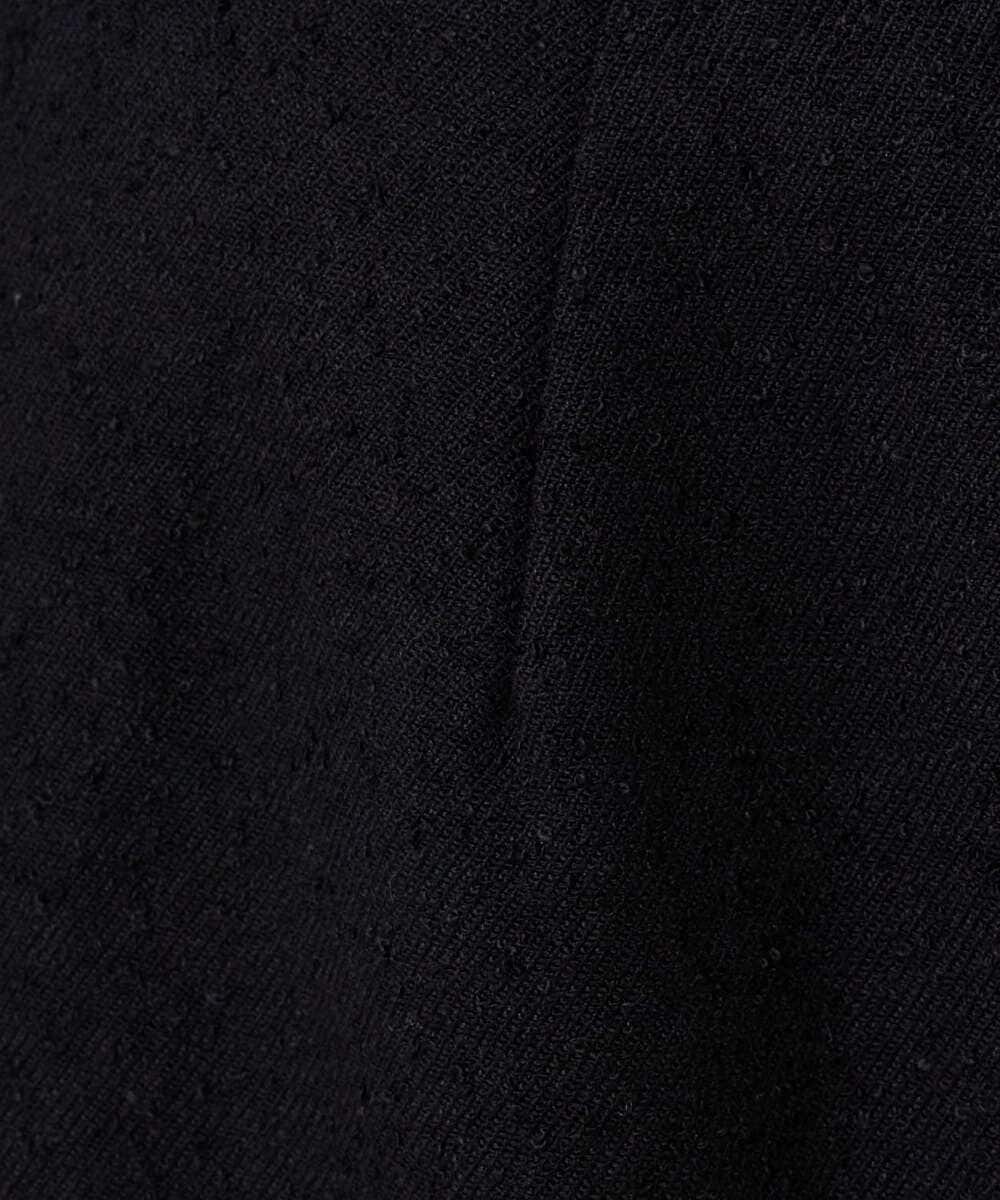 F1HBD58170 MK MICHEL KLEIN(小さいサイズ)(メゾン ドゥ サンク) 【小さいサイズ】ループネップツイードIラインスカート/洗える アイボリー