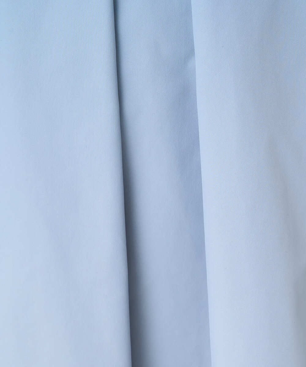 F1HDD60170 MK MICHEL KLEIN(小さいサイズ)(メゾン ドゥ サンク) 【小さいサイズ】メモリータフタ タックフレアスカート/洗濯機で洗える ライトブルー