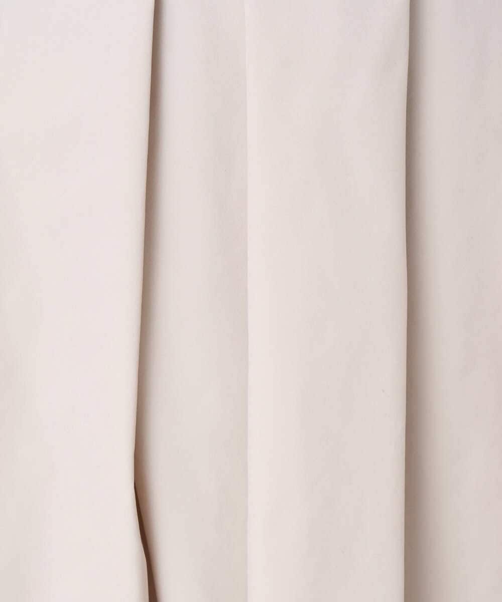 F1HDD60170 MK MICHEL KLEIN(小さいサイズ)(メゾン ドゥ サンク) 【小さいサイズ】メモリータフタ タックフレアスカート/洗濯機で洗える ライトブルー