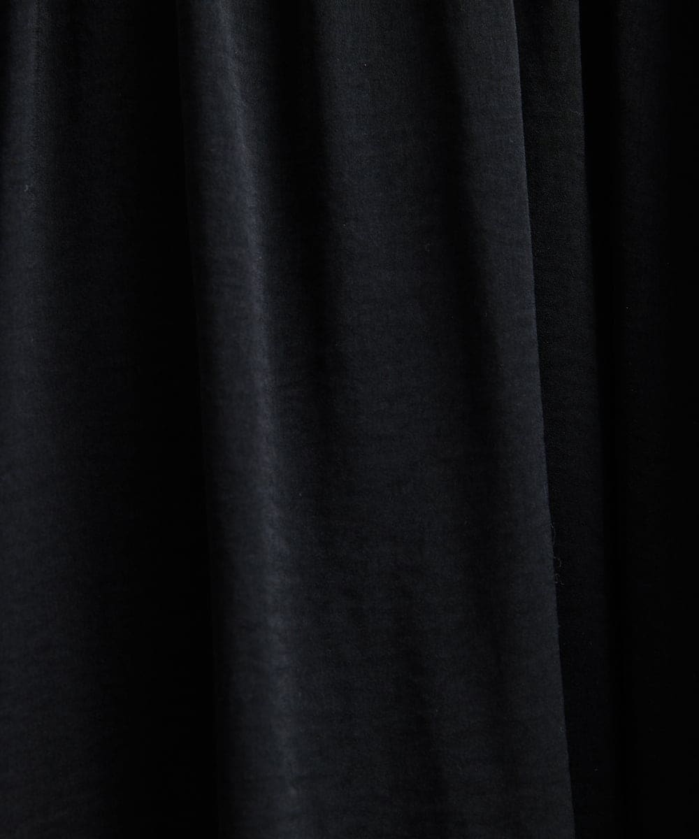 F1HDS12140 MK MICHEL KLEIN(小さいサイズ)(メゾン ドゥ サンク) 【小さいサイズ】リバーシブルシフォンプリーツスカート/洗える ネイビー