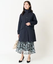 F1HFA07140 MK MICHEL KLEIN(小さいサイズ)(メゾン ドゥ サンク) 【小さいサイズ】花柄シフォンスカート/丈の長さが選べる/洗える アイボリー