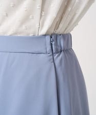 F1HFA27160 MK MICHEL KLEIN(小さいサイズ)(メゾン ドゥ サンク) 【小さいサイズ】タックフレアースカート/洗える ライトブルー