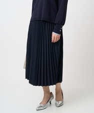 F1HFD15180 MK MICHEL KLEIN(小さいサイズ)(メゾン ドゥ サンク) 【小さいサイズ】プリーツデザインスカート/洗える ベージュ