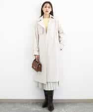 F1HFD15180 MK MICHEL KLEIN(小さいサイズ)(メゾン ドゥ サンク) 【小さいサイズ】プリーツデザインスカート/洗える ベージュ