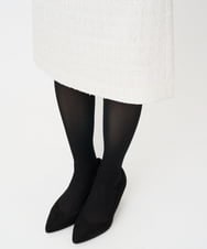 F1HFD65170 MK MICHEL KLEIN(小さいサイズ)(メゾン ドゥ サンク) 【小さいサイズ】ファンシーツイードスカート/セットアップ対応/洗える アイボリー