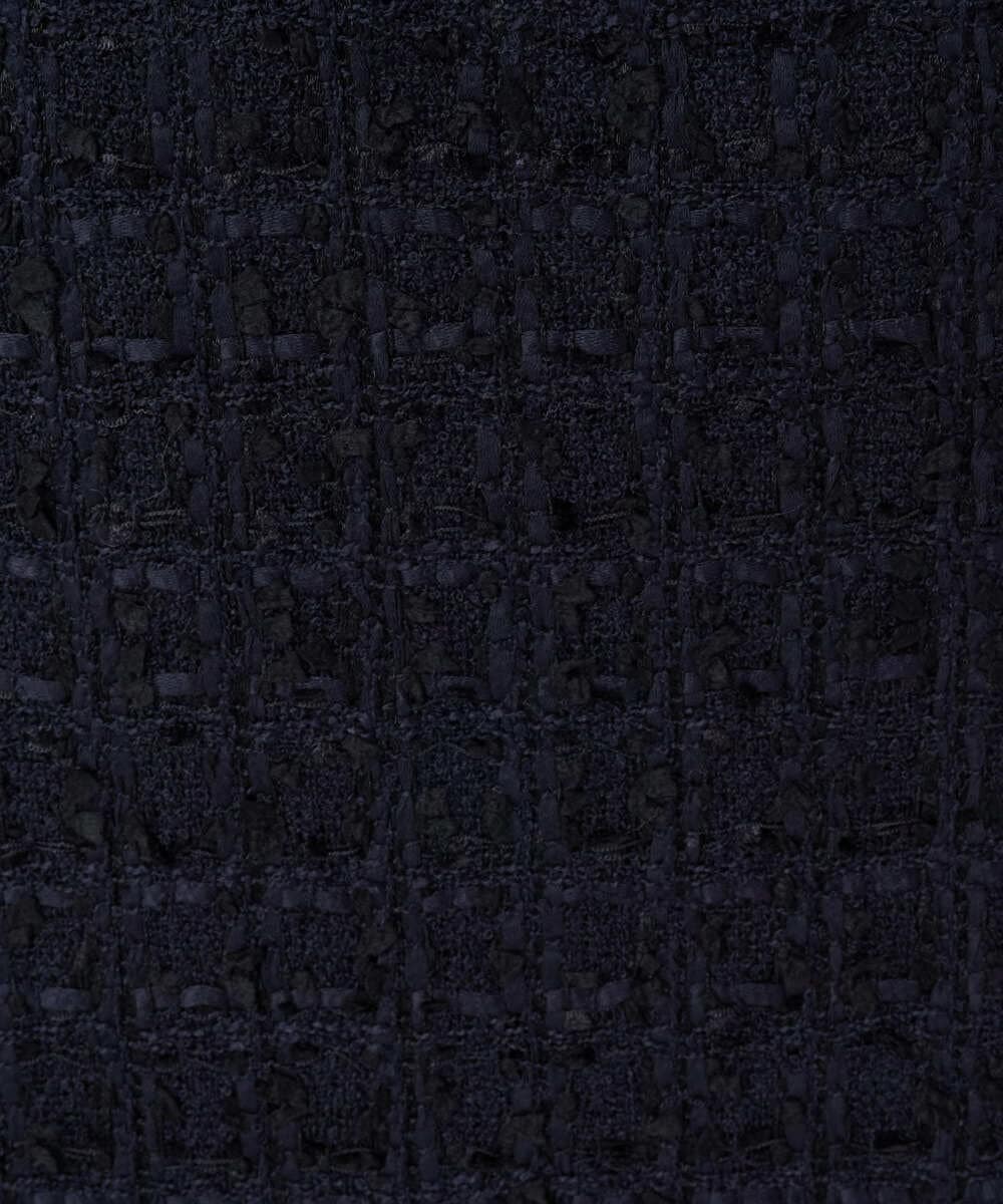 F1HFD65170 MK MICHEL KLEIN(小さいサイズ)(メゾン ドゥ サンク) 【小さいサイズ】ファンシーツイードスカート/セットアップ対応/洗える アイボリー