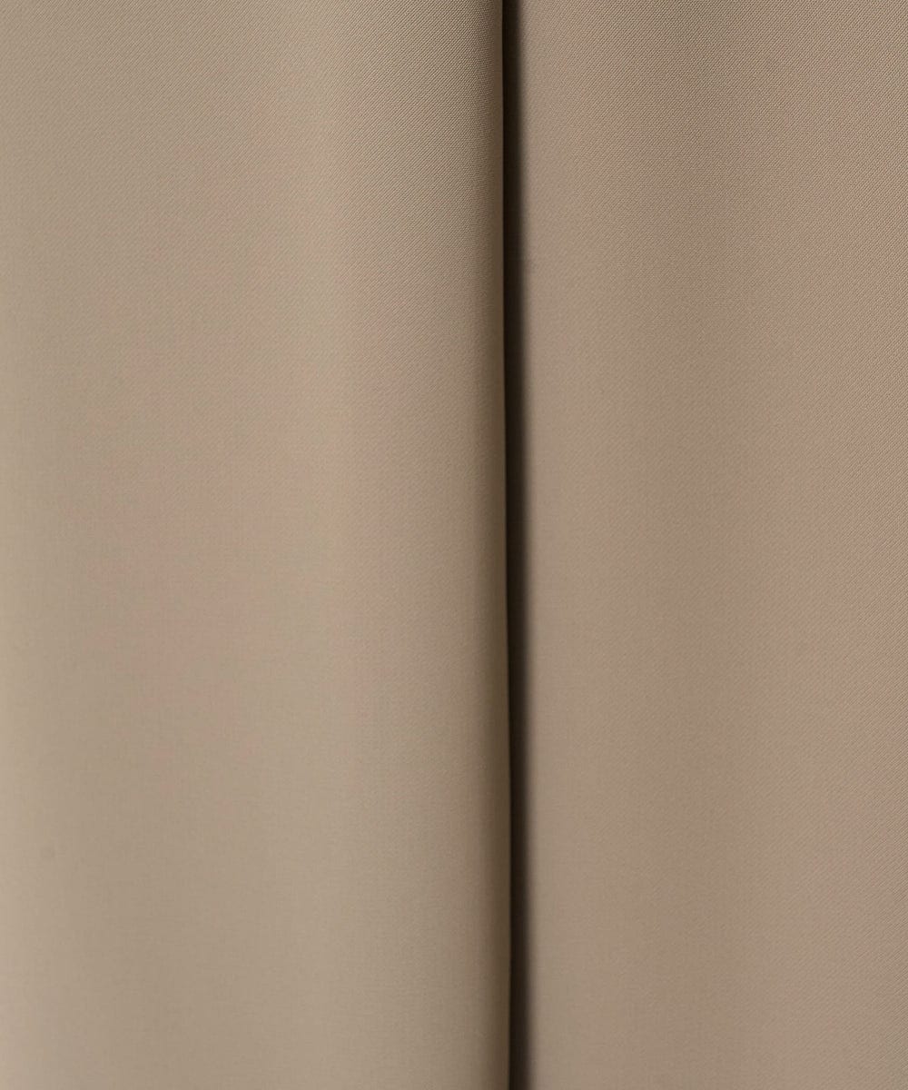 F1HGA37160 MK MICHEL KLEIN(小さいサイズ)(メゾン ドゥ サンク) 【小さいサイズ】ベルト付きAラインスカート/洗える ネイビー