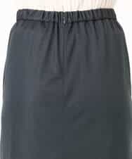 F1HGD20150 MK MICHEL KLEIN(小さいサイズ)(メゾン ドゥ サンク) オーガンジートリコットシアータイトスカート/洗える ネイビー