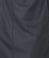 F1HGD20150 MK MICHEL KLEIN(小さいサイズ)(メゾン ドゥ サンク) オーガンジートリコットシアータイトスカート/洗える ネイビー