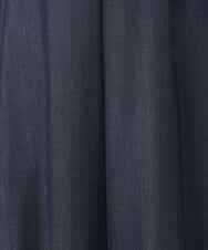 F1HGD36160 MK MICHEL KLEIN(小さいサイズ)(メゾン ドゥ サンク) 【小さいサイズ】[SANAGARAシリーズ]デニムライク フレアスカート/接触冷感/UVカット/洗濯機で洗える ネイビー