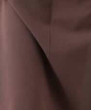 F1HGD40150 MK MICHEL KLEIN(小さいサイズ)(メゾン ドゥ サンク) 【小さいサイズ】ポケットデザインストレッチタイトスカート/洗濯機で洗える ブラウン