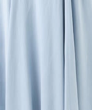 F1HGS58150 MK MICHEL KLEIN(小さいサイズ)(メゾン ドゥ サンク) 【小さいサイズ】ボリュームフレアスカート/洗える ライトブルー