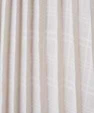 F1HJA71170 MK MICHEL KLEIN(小さいサイズ)(メゾン ドゥ サンク) 【小さいサイズ】楊柳シアーチェックプリーツスカート/洗える/セットアップ対応 ライトグレー